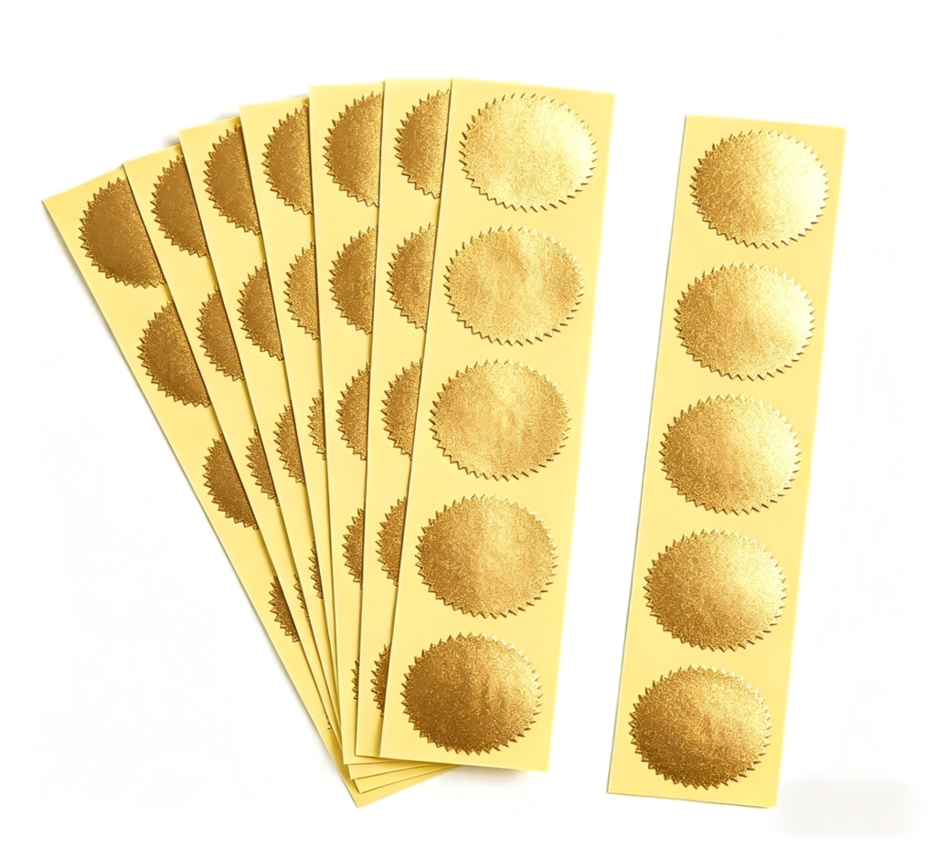 Blank Embossable Sealing Labels (100 Pack)